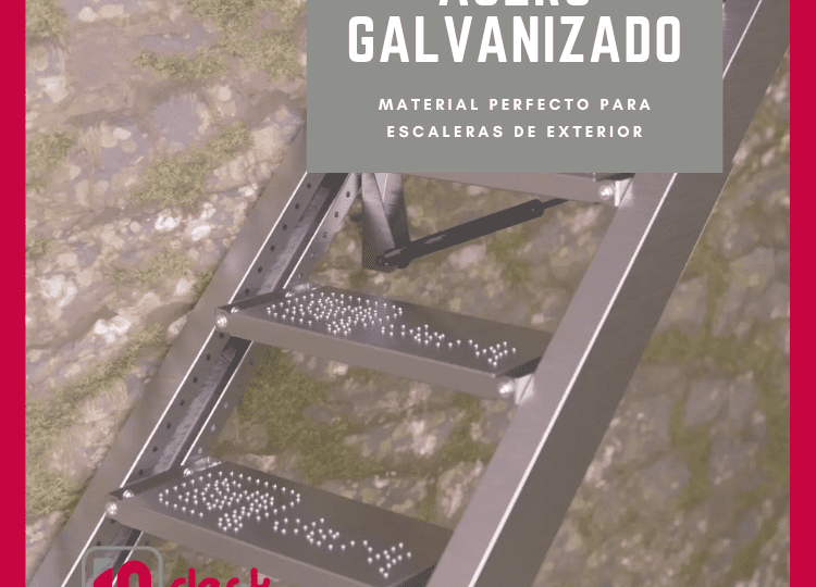 acero galvanizado, la mejor elección para una escalera de exterior