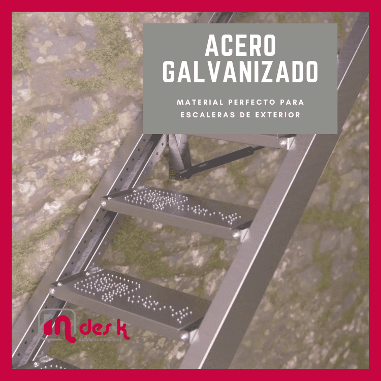 acero galvanizado, la mejor elección para una escalera de exterior