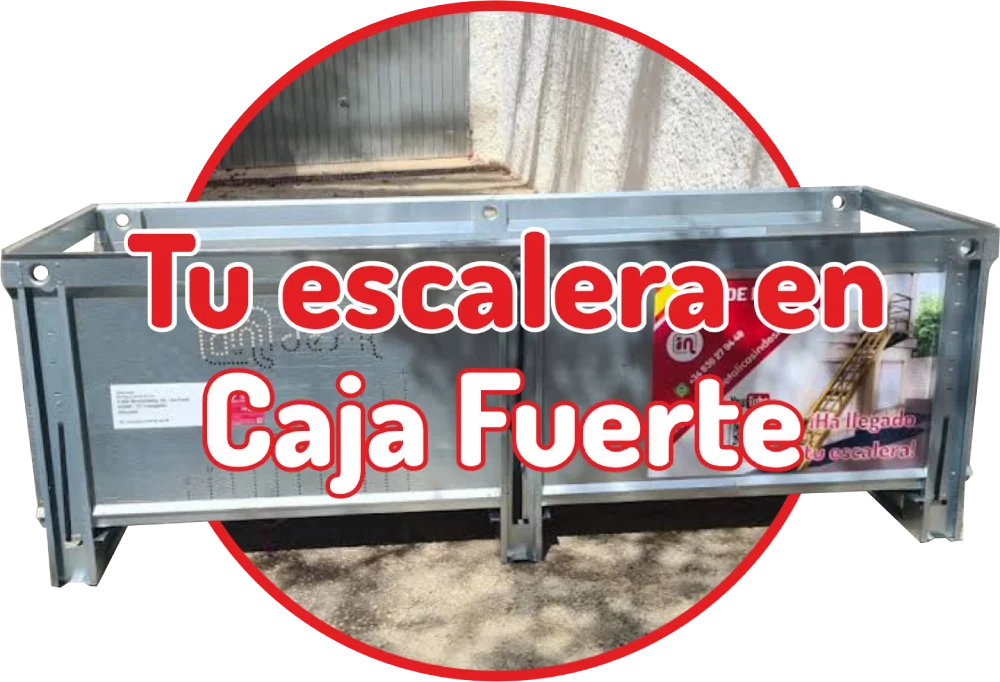 Escalera en caja fuerte