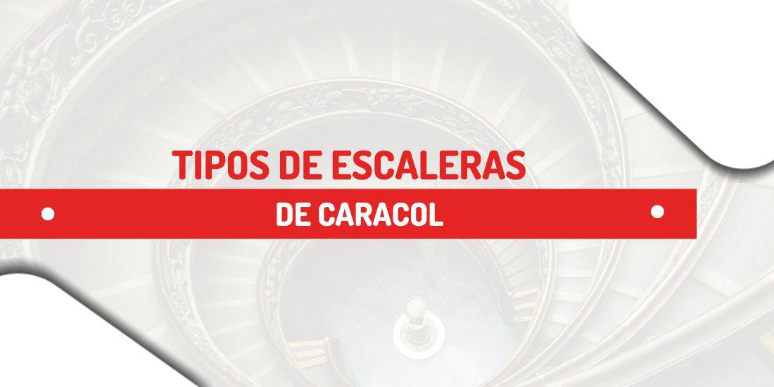 imagen destacada sobre los tipos de escalera de caracol